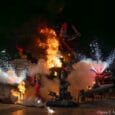 Cremà de la falla de Cartagena, por Fallers pel Món (foto: Ayuntamiento de Cartagena)