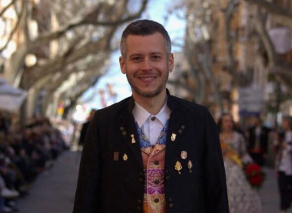 Cristian Pellicer, presidente de la JLF de Dénia