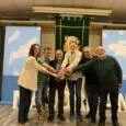 Junta gestora de Na Jordana junto a Pere Borrego
