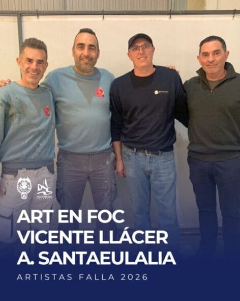 Artistas 2026 de la Falla Duc de Gaeta