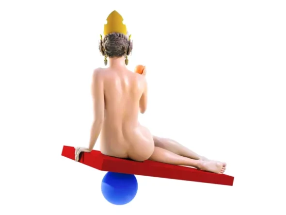 Boceto de “Redención: El Legado del Futuro”, propuesta para la falla municipal de València de 2026