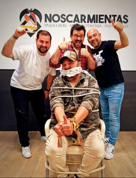 Chuky, "convencido" de plantar en la Falla Noscarmientas