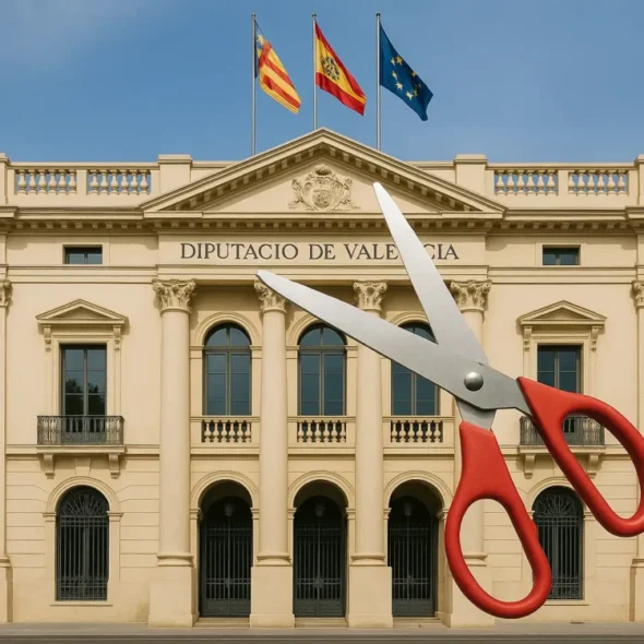 Diputació de València haciendo recortes