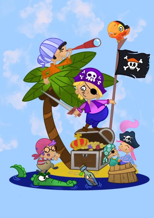 Boceto de la falla infantil de Portal de Valldigna - Salinas 2026