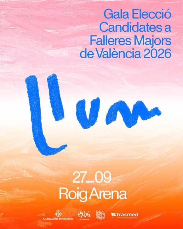 Cartel de "Llum", Gala de Elección de Candidatas a Falleras Mayores de València 2026