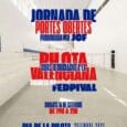 Cartel de jornada de puertas abiertas de pilota valenciana