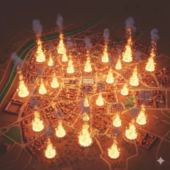 Plano de fallas de València (IA)