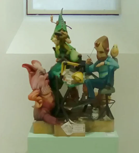 Grupo del artista José Manuel Alares