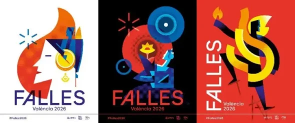 Imagen oficial (carteles) de las Fallas de València 2026