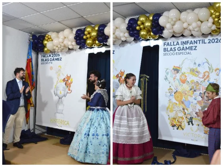 Presentación de proyectos de la Falla Blas Gámez - Ángel Villena 2026