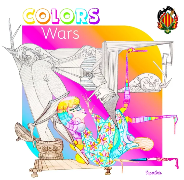 Boceto de la falla infantil de L'Eliana-Cid de 2026