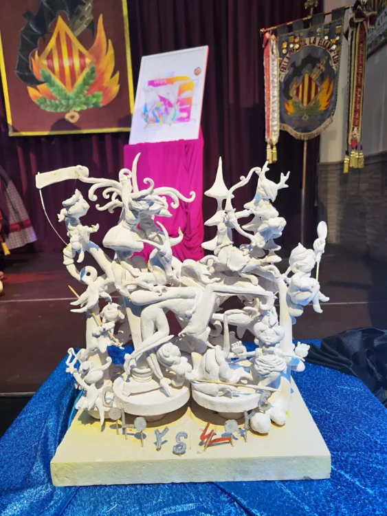 Maqueta de la falla infantil de L'Eliana-Cid de 2026