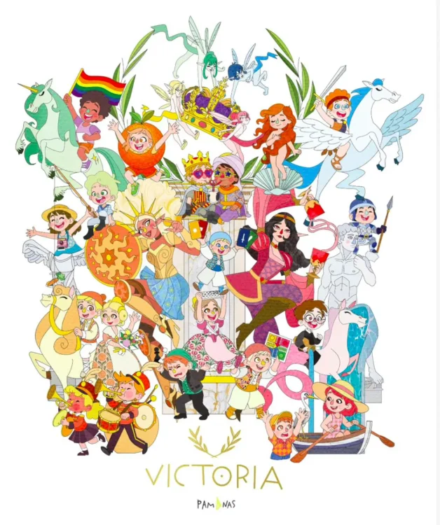 Boceto de la falla infantil de Blas Gámez - Ángel Villena 2026