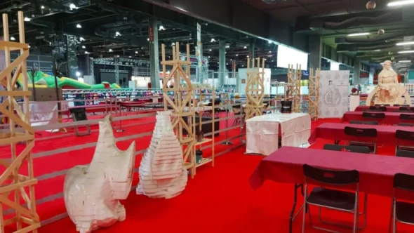 Stand del Gremio de Artistas Falleros de València en Expojove 2025/26