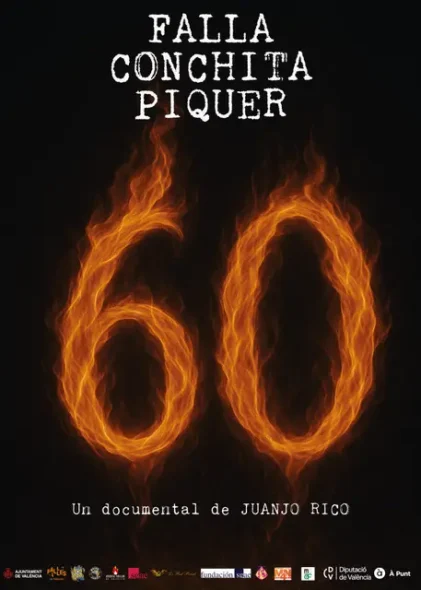 Cartel de "60, el documental" (Falla Conchita Piquer)