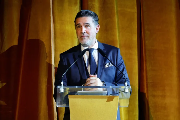 Boro Peiró, mantenedor de la fallera mayor de València de 2026 (foto: Fotofilmax / JCF)