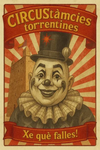 Boceto de la Falla Sant Valerià (Torrent) de 2026