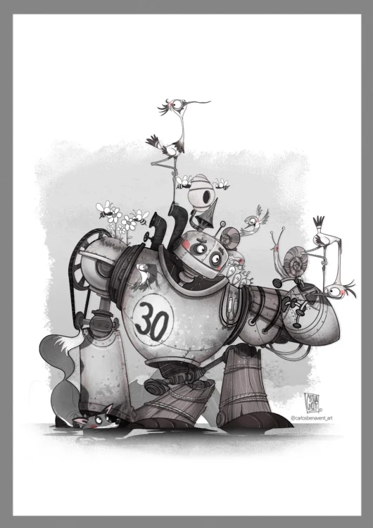 Boceto de la falla infantil de Sant Valerià (Torrent) de 2026