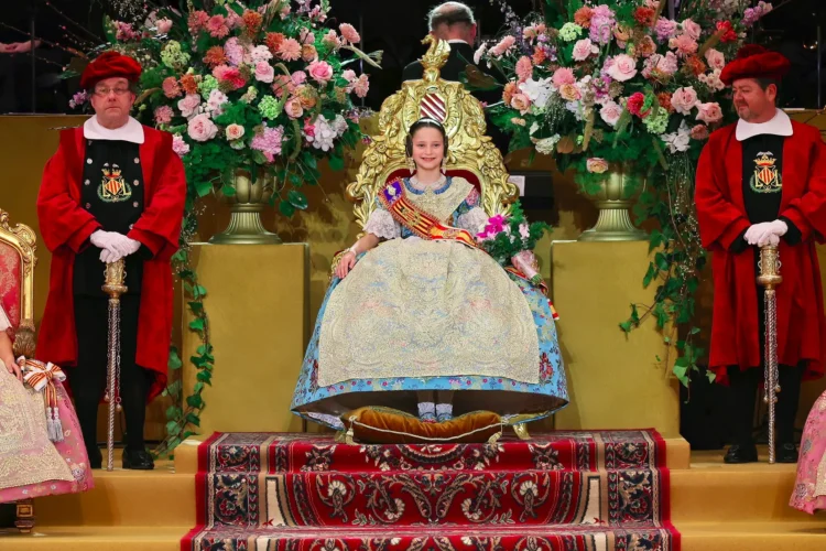 Exaltación de la fallera mayor infantil de València 2026 (foto: Fotofilmax / JCF)