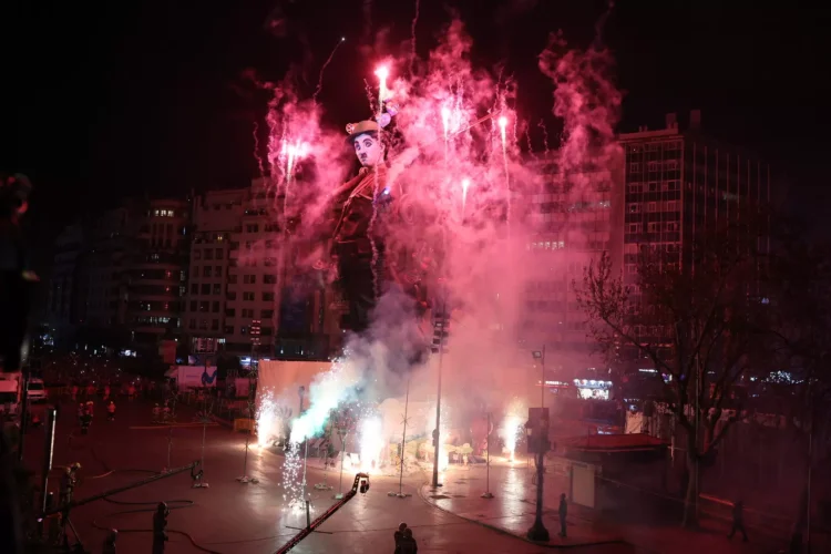 Cremà de la falla municipal de València de 2026 (foto: JCF / Fotofilmax)