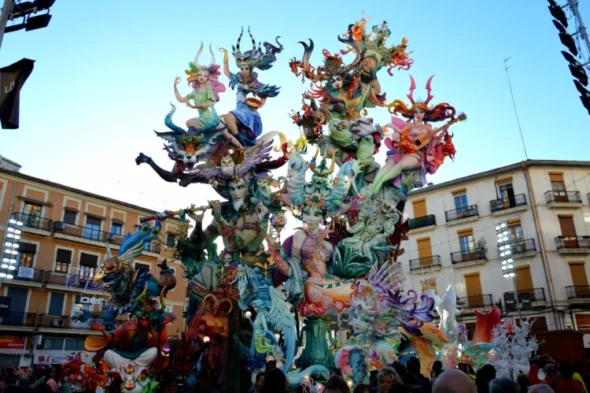Falla Convento Jerusalén de 2026, ganadora del 1º premio de especial