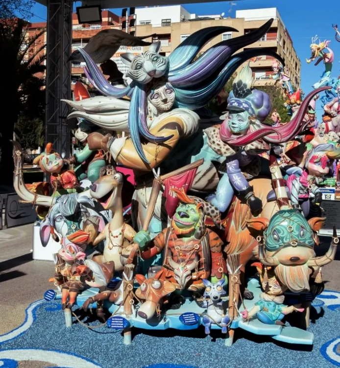 Falla infantil de Palleter, 1º premio de especial en FJFS