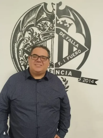 Sito Sanchis, presidente de la Falla Dr Olóriz