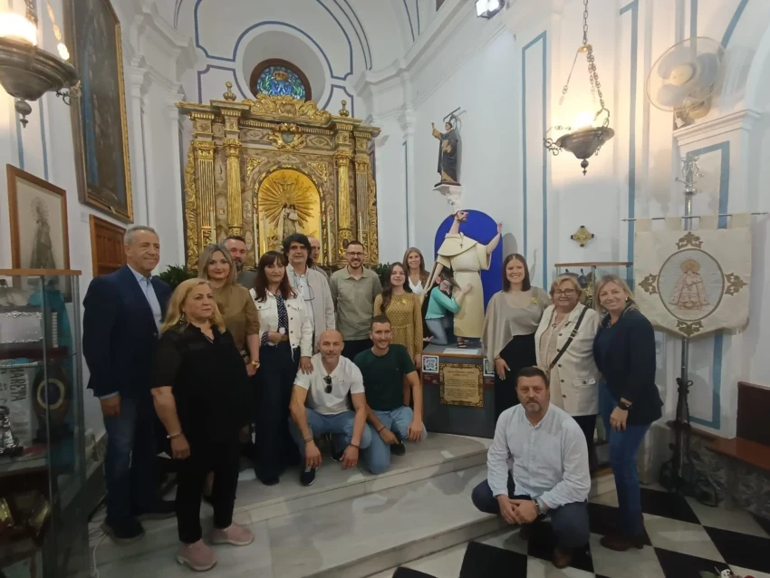 Ninot indultat del Padre Jofré en la Capilla del Capitulet