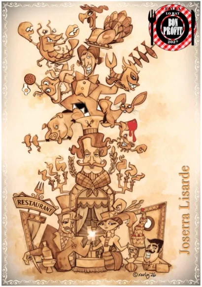 Boceto de la falla grande de Lo Rat Penat 2027