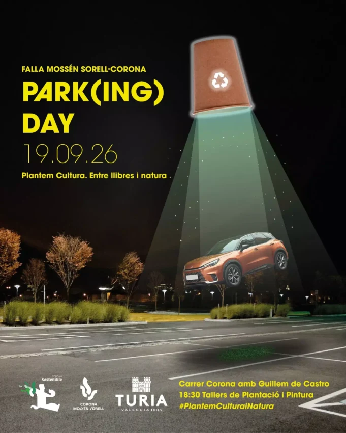 Cartel del Park(ing) Day de la Falla Corona 2026