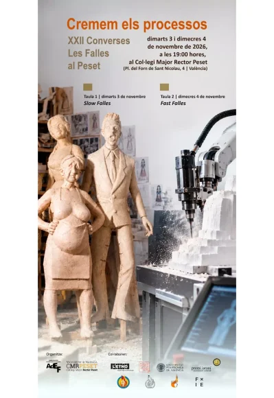 Cartel converses "Les Falles, al Peset" de 2026