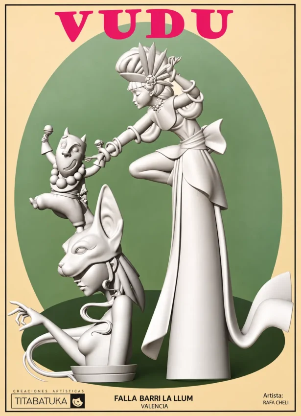 Boceto de la falla grande de Barri La Llum 2027