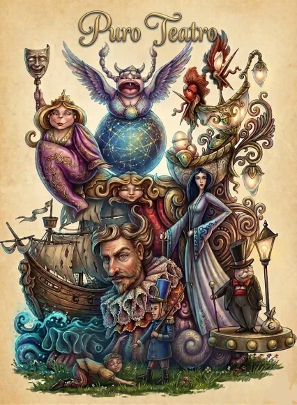 Boceto de la falla grande de Isabel de Villena - Gregorio Gea (Mislata) 2027