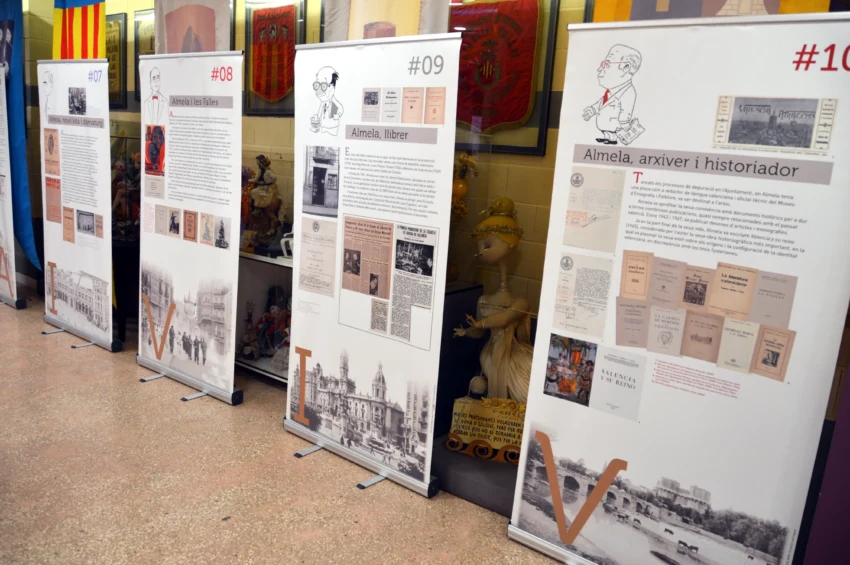 Inauguración de la exposición de Almela i Vives en Na Jordana